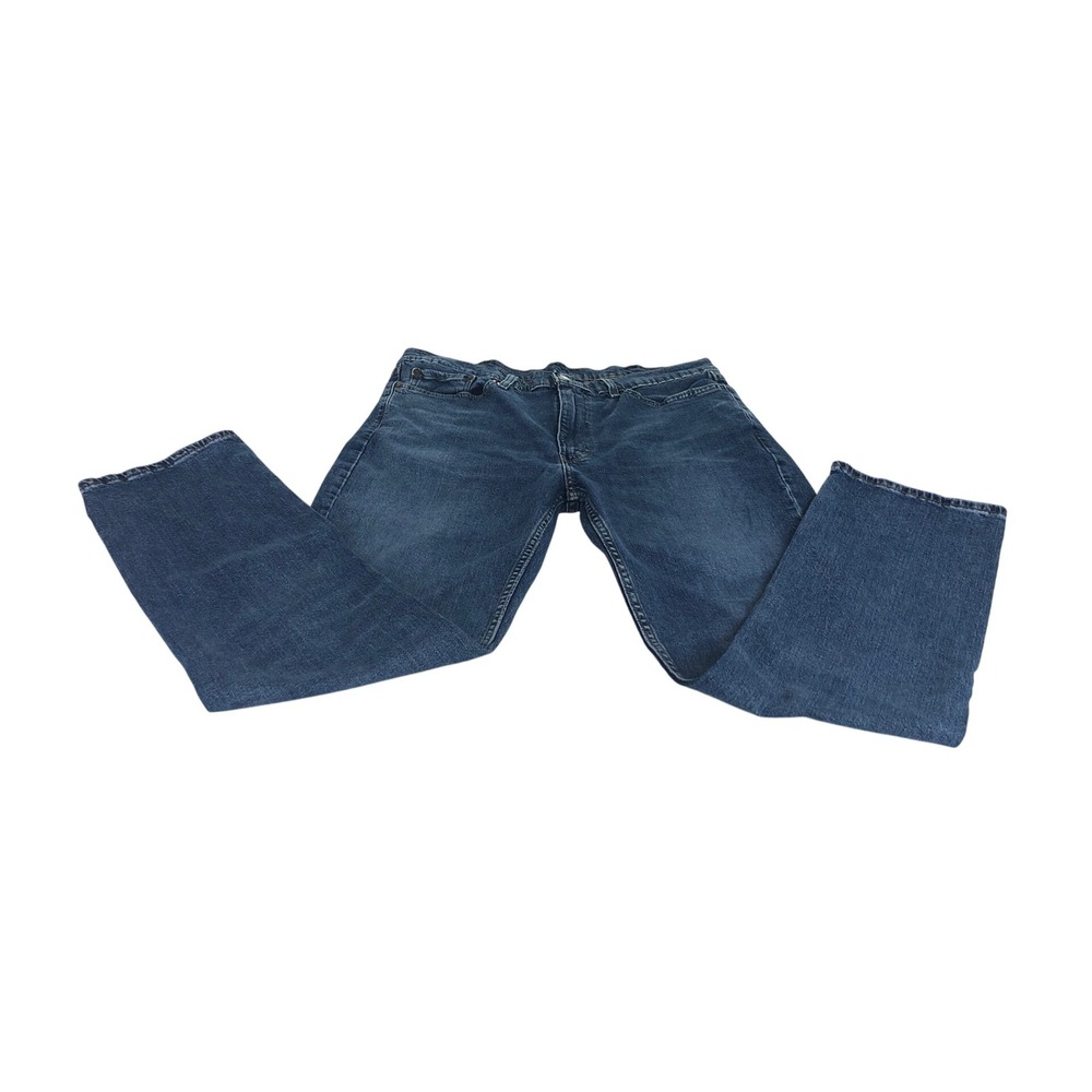 Levi‎ Strauss 514 Mens 38x32 Blue Bootcut Denim Jeans Pants Menswear